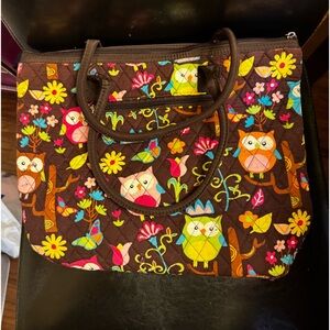 Owl tote bag diaper bag cute